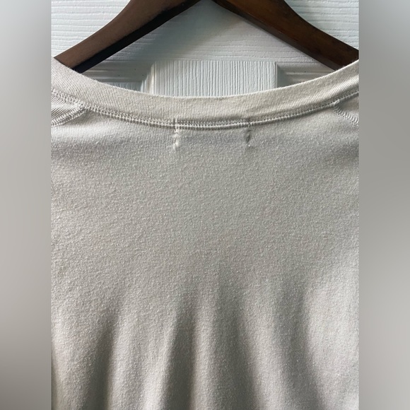UO Shrunken Surplus Henley Top in Ivory - Picture 9 of 9